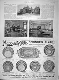 Old Antique Print 1897 Albany Memorial Convalescent Finchley Mappin Webb 19th