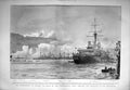 Original Old Antique Print 1897 Malaxa Ships Sicilia Revenge Alexander Ardent