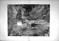 Antique Old Print 1897 Native Hunter Quarry Man Rifle Dead Tiger Fine Art 19th