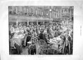 Original Old Antique Print 1897 Princess Wales Dinner Crippled Children Palace