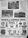 Original Old Antique Print 1897 Gsmith Durbar Lagos Campbell Antigua Police