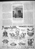 Original Old Antique Print 1897 Peace Negotiations Constantinople Mappin Webb