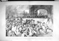 Old Antique Print 1897 School Children Tower Bridge London Steamer Ship 19th