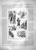 Original Old Antique Print 1897 Congolese Wanghatta Siers Sourira Kassai Belle