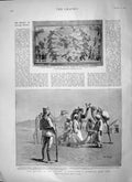 Old Antique Print 1897 War British Afghans Suliman Soudan Arab Lily Camel 19th