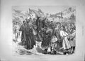 Original Old Antique Print 1897 Illustrating Story Priests Father Andrea 19th