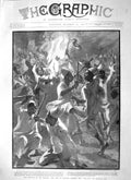 Original Old Antique Print 1897 Soudan Camp Merawi Dilluka Dongola Merawi War