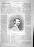 Original Old Antique Print 1897 Ernest Albert Waterlow Africa King Abeokuta War