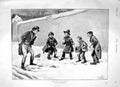 Old Antique Print 1897 Poor Children Rich Man Missionary Travancore River 19th