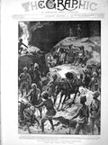 Old Antique Print 1898 Tirah Field Force Sapri Pass Modern Warfare Army 19th