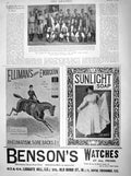 Old Antique Print 1898 Fort Dufferin Mandalay Dacoits Ellimans Sunlight 19th