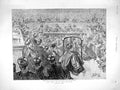 Original Old Antique Print 1898 Court Trial Zola Paris Maitre Labori Defence