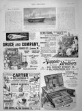 Old Antique Print 1898 Ship Victor Emanuel Mappin Hewetson Carter Druce 19th