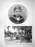 Old Antique Print 1898 Prince Edward Duke York Ghizeh Cairo Pasha Egypt 19th