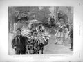 Old Antique Print 1898 Queen France Cimiez Chasseurs Alpins Flowers Nice 19th