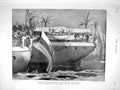 Original Old Antique Print 1898 Russian Armoured Cruiser Port Arthur Ship Suez