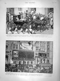 Old Antique Print 1898 Plague Bombay Sandhurst Argyle Hospital Manila War 19th