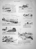 Old Antique Print 1898 British French Army Africa War Royal Niger Forces 19th