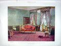 Original Old Antique Print 1898 Room Queen Was Born Kensington Palace London