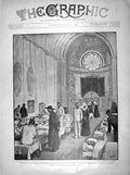 Original Old Antique Print 1898 Church San Sebastian Manila War Hospital Cavite