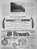 Original Old Antique Print 1898 Fawcett Street Havelock Fire Sunderland Mappin