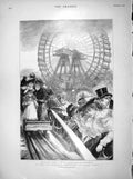 Old Antique Print 1898 Earl'S Court Switchback Railway War Strength Army 19th
