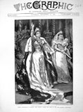 Old Antique Print 1898 Queen Wilhelmina Accession Oath Church Amsterdam 19th