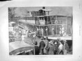 Old Antique Print 1898 Omdurman Sick Hospital Mayflower Boat Cairo Egypt 19th