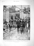 Old Antique Print 1898 Howitzer Battery Woolwich Slade Connaught Parkin 19th
