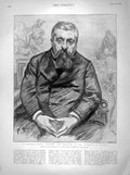 Original Old Antique Print 1898 Charles Dupuy Premier Minister Interior France