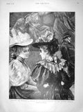 Old Antique Print 1898 Art Greek Gallery British Museum Albert Hall Toys 19th