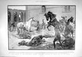 Original Old Antique Print 1898 Lancers Horoes Omdurman Horses Abbassyeh War