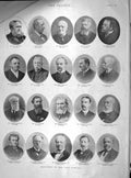 Old Antique Print 1899 New Year Honours Hawkins Weber Ship Edinburgh Suda 19th