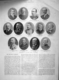 Original Old Antique Print 1899 Scott Buxton Pasha Belfast Morton Canea Cre 19th