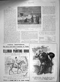 Old Antique Print 1899 Wreck Channel Steamer Ship Angers Dieppe Elliman 19th