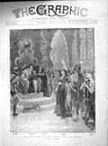 Original Old Antique Print 1899 Lucky Star Opera Savoy Theatre Paxton Lyt 19th