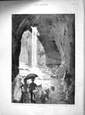 Old Antique Print 1899 Grotto Roummel Algeria Bismarck Mausoleum Prince 19th