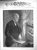 Original Old Antique Print 1899 Portrait Sir Henry Hawkins Peer Sydney Hall