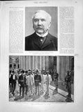 Old Antique Print 1899 Henry Campbell-Bannerman Liberal Castellancs Cuba 19th