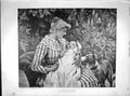 Original Old Antique Print 1899 Mother Baby Dog Andree Polar Balloon Strindberg