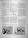 Old Antique Print 1899 Inter-University Football Queen'S Prince D'Orleans 19th