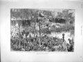 Original Old Antique Print 1899 Funeral President Faure Pere Lachaise Deroulede