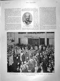 Original Old Antique Print 1899 Earl Lucan Knight Order Patrick Railway 19th
