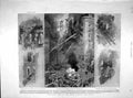 Original Old Antique Print 1899 Fire Hotel Windsor New York Ayrton Venice Canal