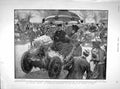 Old Antique Print 1899 Motor Car Battle Flowers Nice Palm Crab South Sea 19th