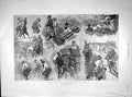 Old Antique Print 1899 Cycling Paris France Brindle Fullerton Fry Cricket 19th