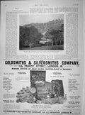 Original Old Antique Print 1899 Battle Field Vailele Samoa British America Sier