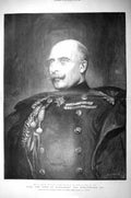 Old Antique Print 1899 Portrait Duke Connaught Strathearn Coburg Gotha 19th