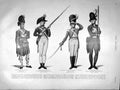 Old Antique Print 1899 Officer War Private India Hans Review George Map 19th