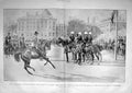 Original Old Antique Print 1899 Duke York Middlesex Siers Volunteer Review 0